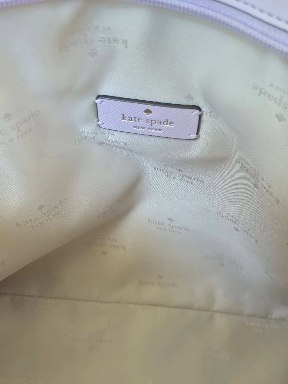 Kate Spade New York Dana Large Tote Violet Lavender Saffiano PVC NWT